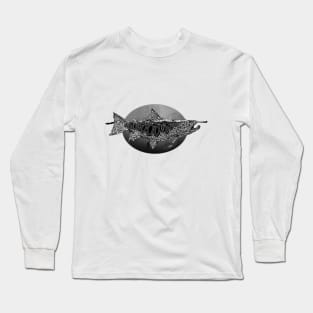 Graphic Trout Long Sleeve T-Shirt